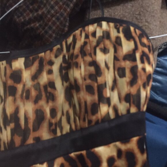 LEOPARD-PATTERN DRESS (VINTAGE) - Picture 3 of 3